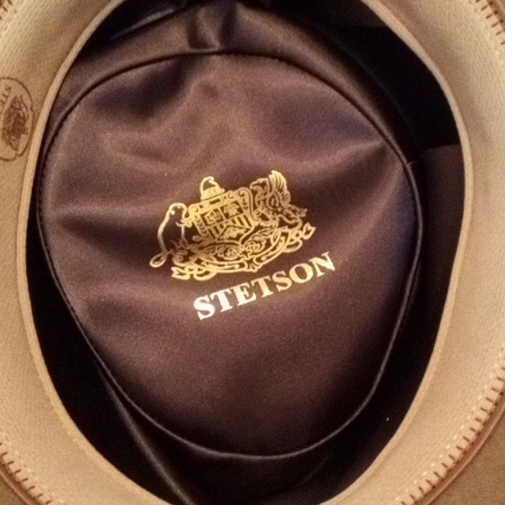 🍬 NWOT 🍭 Stetson olive whippet fedora - Picture 3 of 5